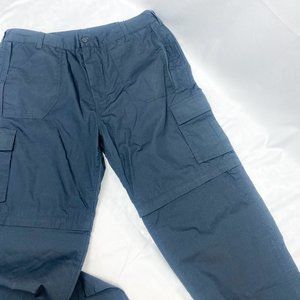 Men's All-Weather Hybrid Hiking Pants Zip Off Versatile Sports Bottoms Cargo